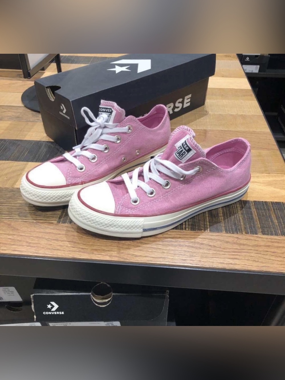 Converse Chuck Taylor All Star OX Light Orchid Pink Low Top Shoes Womens 6 NIB